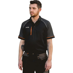 Scruffs Scruffs Trade Active Polo Large Black - 39558 - from Toolstation
