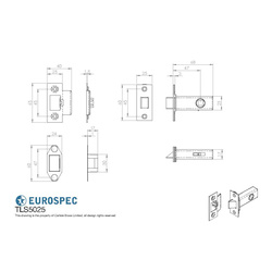 Eurospec Heavy Sprung Tubular Latch