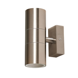 Zinc Leto Stainless Steel Wall Up & Down Light IP44