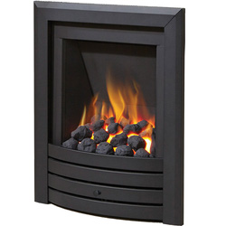 Be Modern / Be Modern Flare Slimline Manual Control Gas Fire 16" Inlet - Black Fascia