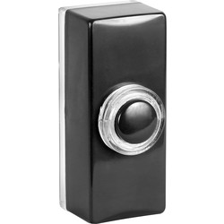 Byron / Byron Wired Bell Push Illuminated Black