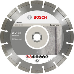 Bosch Concrete Diamond Cutting Blade 230 x 22.23mm 