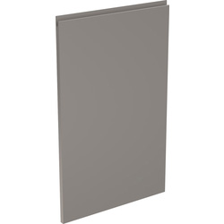 Kitchen Kit Flatpack J-Pull Appliance Door Super Gloss Dust Grey 715x446mm