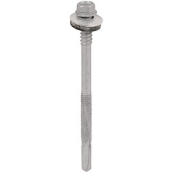 TechFast Heavy Duty Composite Sheet To Steel Hex/Washer Roof Screw 5.5 x 85mm