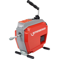 Rothenberger / Rothenberger R600 Cordless Drain Cleaner 16 & 22mm Spiral (8.0Ah Battery)
