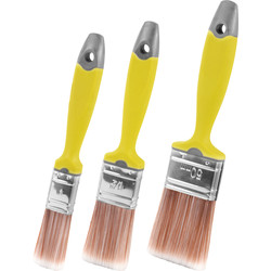 No Loss Synthetic Paintbrush Set 3 Piece Set - 40878 - from Toolstation