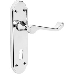 Jedo / Mandara Door Handles Lock Polished