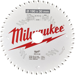 Milwaukee / Milwaukee Circular Saw Blade 190 x 30mm  48T