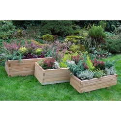 Forest / Forest Garden Durham Rectangular Planter Set 