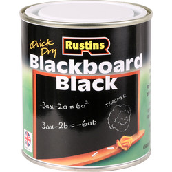 Rustins Rustins Quick Dry Matt Blackboard Paint 500ml - 41337 - from Toolstation