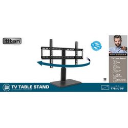 Titan By Vivanco TV Swivel Base With Adjustable Height & Angle