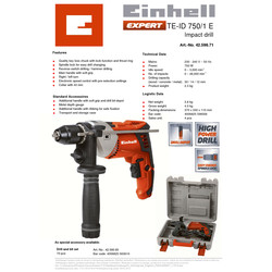 Einhell 750W Corded Impact Drill