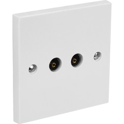Axiom / Axiom TV Socket Isolated Double