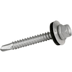 TechFast Hex/Washer Self Drilling Roof Screw 5.5 x 38mm - 41407 - from Toolstation