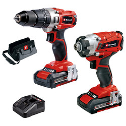 Einhell PXC 18V Cordless Combi Drill & Impact Driver Twin Pack