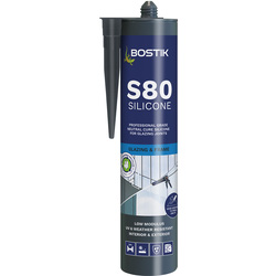 Bostik / Bostik S80 Glazing Silicone Sealant 310ml Clear