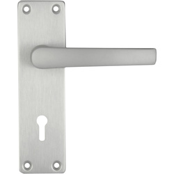 Lockworks / Lockworks Contract Aluminium Door Handle Lock Satin