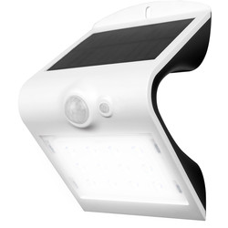 Luceco / Luceco SOLAR Guardian 1.5W PIR Wall Light IP65 White 220lm