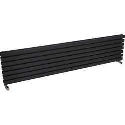 Ximax / Ximax Bristol Double Horizontal Designer Radiator 410 x 1800mm 4573Btu Anthracite