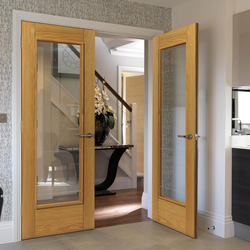 JB Kind / Medina Oak Glazed Internal Door Pre-Finished 40 x 2040 x 626mm