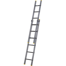 Werner Pro Square Rung Double Extension Ladder 1.83m - 41788 - from Toolstation
