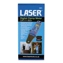 Laser Mini AC/DC Digital Clamp Meter CAT III
