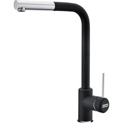 Franke Franke Sirius Pull Out Mono Mixer Kitchen Tap Black - 42134 - from Toolstation