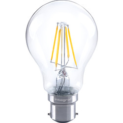 Integral LED Integral LED Filament GLS Dimmable Lamp 4.5W BC (B22d) 470lm - 42589 - from Toolstation