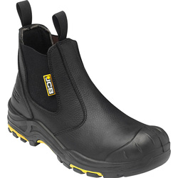 JCB Safety Dealer Boots Black Size 8