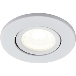 Spa Lighting Spa Integrated LED 5W Fire Rated Adjustable IP65 Downlight White 500lm 4000K - 43099 - from Toolstation