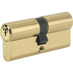 Yale / Yale 6 Pin Euro Double Cylinder 45-10-50mm Brass