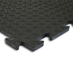 Tuff-Tile Diamond Top Interlocking Floor Tile