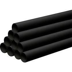 Aquaflow / Solvent Weld Waste Pipe 30m 40mm x 3m Black