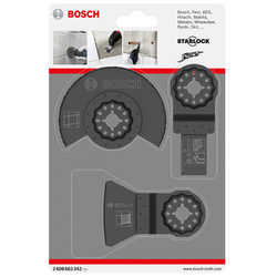 Bosch Starlock Multi Tool Blade Set Tile