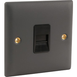 Power Pro Power Pro Anthracite Telephone Socket Slave - 43713 - from Toolstation