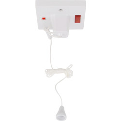 Axiom Axiom Ceiling Switch Pull Cord 50A Neon (Square) - 43743 - from Toolstation