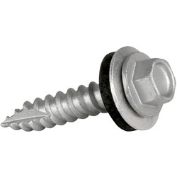 Forgefix / TechFast Sheet To Timber Hex/Washer Roof Screw 6.3 x 32mm
