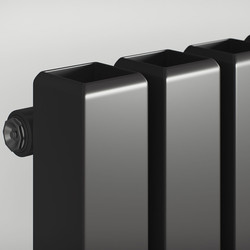 Ximax / Ximax Buckingham Square Tube Designer Radiator 600 x 1185mm 4659Btu Anthracite
