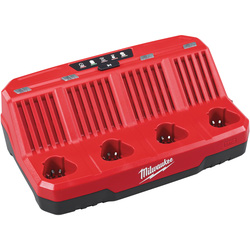 Milwaukee M12C4 4 Bay Multi Charger Body Only