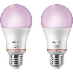Philips WiZ LED A60 Colour Smart Light Bulb E27 60W