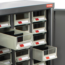 Small Parts Steel Cabinet with Doors