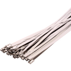 Ball Lock 304 Stainless Steel Cable Ties 300 x 4.6mm