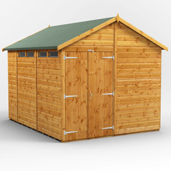 Power / Power Apex Security Shed 10' x 8' - Double Doors