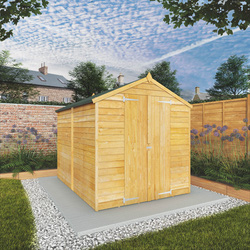 Mercia Mercia Overlap Apex Windowless Shed 8' x 6' - Double Door - 44575 - from Toolstation