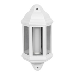 LED PIR IP44 Half Lantern