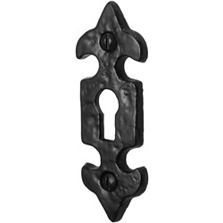 Old Hill Ironworks Old Hill Ironworks Escutcheon 84mm x 30mm Fleur De Lys - 45051 - from Toolstation