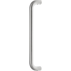 Eclipse D Shape Pull Handle Satin Stainless Steel  300x19mm - 45063 - from Toolstation