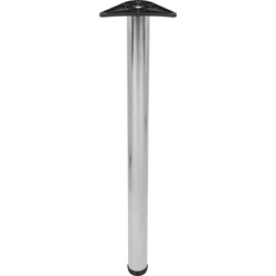 Rothley Worktop Leg 60mm x 870mm Polished Stainless Steel