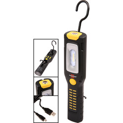 Unbranded LED SMD Rechargeable Inspection Light 300lm + 100lm - 45171 - from Toolstation