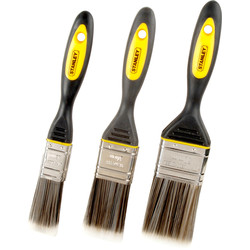 Stanley Stanley Dynagrip Synthetic Paintbrush Set 3 Piece Set - 45202 - from Toolstation